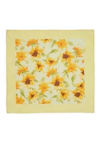 Floral Square Scarf