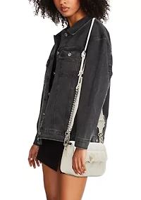 Carla Mixed Quilt Flap Crossbody Bag
