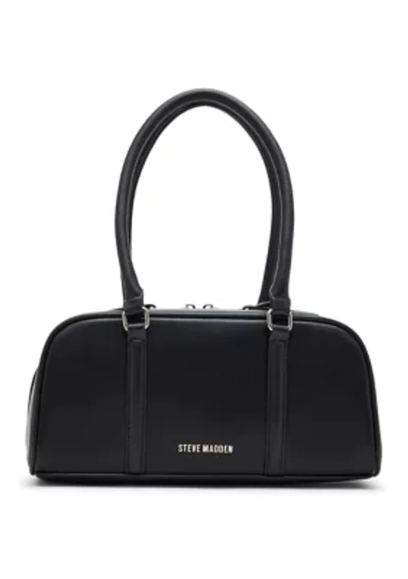 Faux Leather Satchel