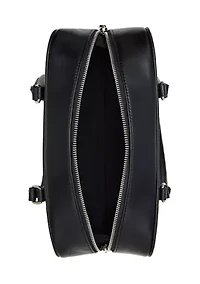 Faux Leather Satchel