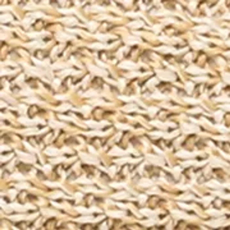 Deana Straw Hobo Bag with Scarf