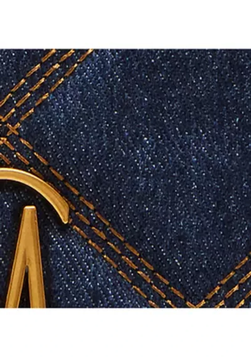 Quilted Double Zip Crossbody Bag