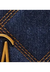 Quilted Double Zip Crossbody Bag