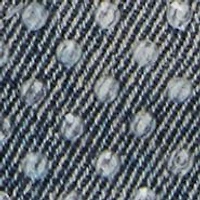 Daisy Denim Crossbody Bag with Rhinestones