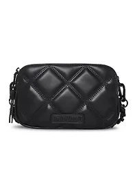 Quilted Double Zip Crossbody