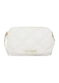 Quilted Double Zip Crossbody
