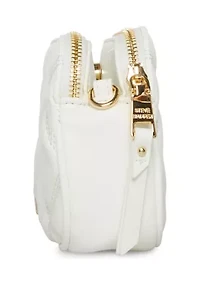Quilted Double Zip Crossbody