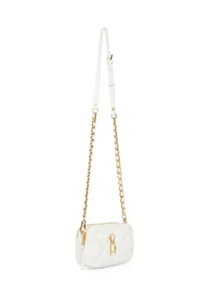 Quilted Double Zip Crossbody