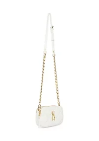Quilted Double Zip Crossbody