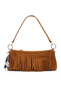 Dakota Fringe Suede Shoulder Bag