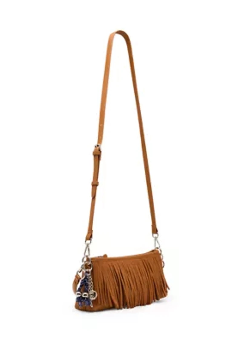 Dakota Fringe Suede Shoulder Bag