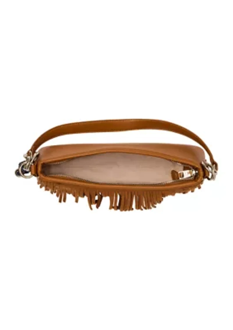 Dakota Fringe Suede Shoulder Bag