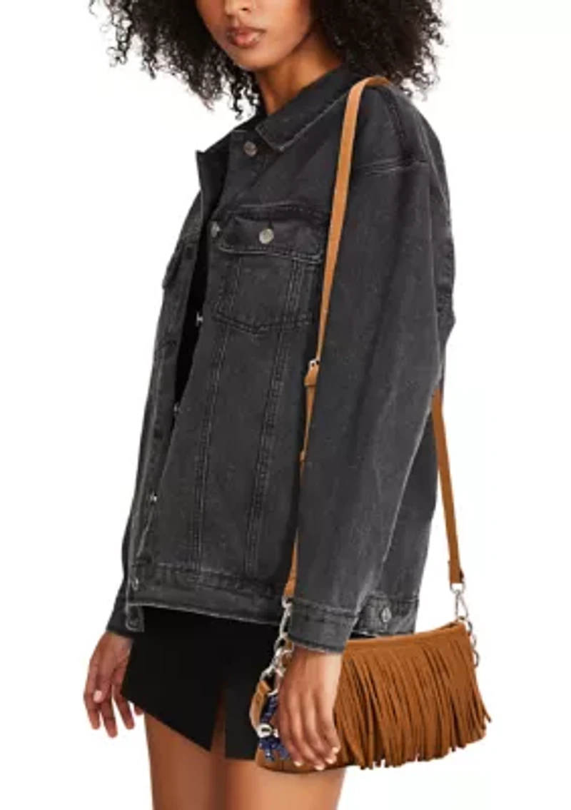 Dakota Fringe Suede Shoulder Bag