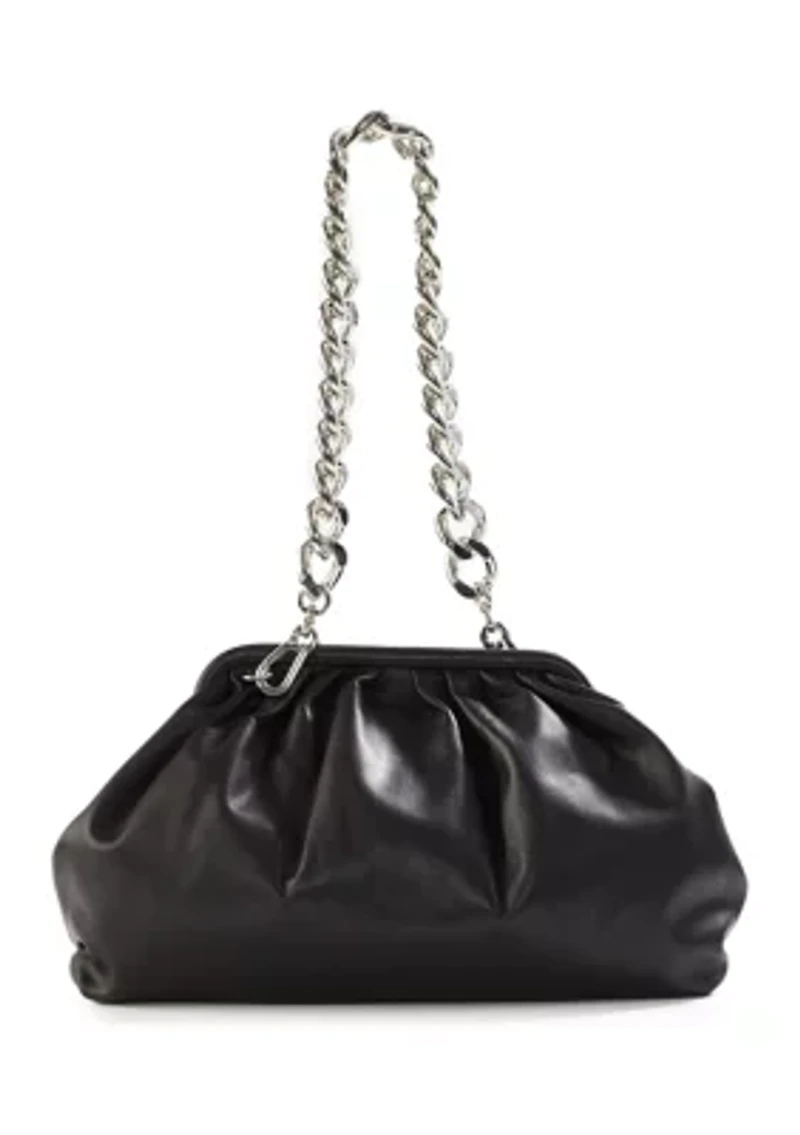 Chain Soft Pouch Clutch