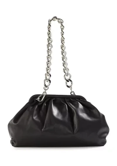Chain Soft Pouch Clutch