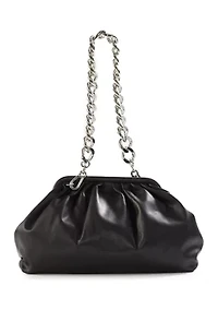 Chain Soft Pouch Clutch