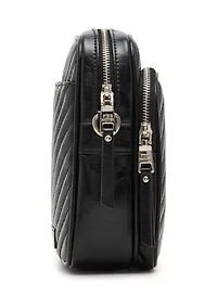 Quilted Crossbody Camera Bag