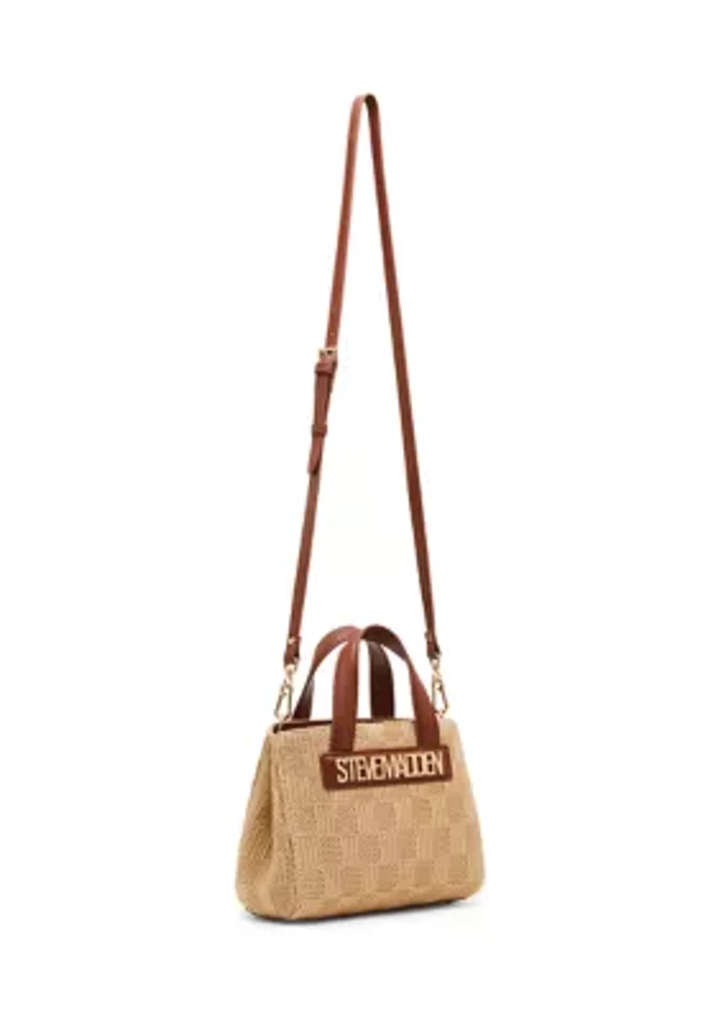 Flores Straw Tote and Pouch