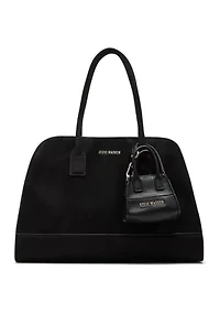 Bharlii Sueded Caryall with Charm