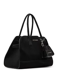 Bharlii Sueded Caryall with Charm