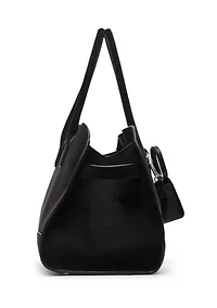 Bharlii Sueded Caryall with Charm