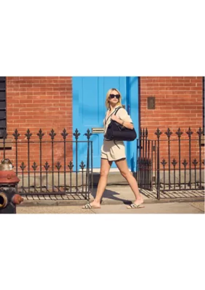 Bharlii Sueded Caryall with Charm