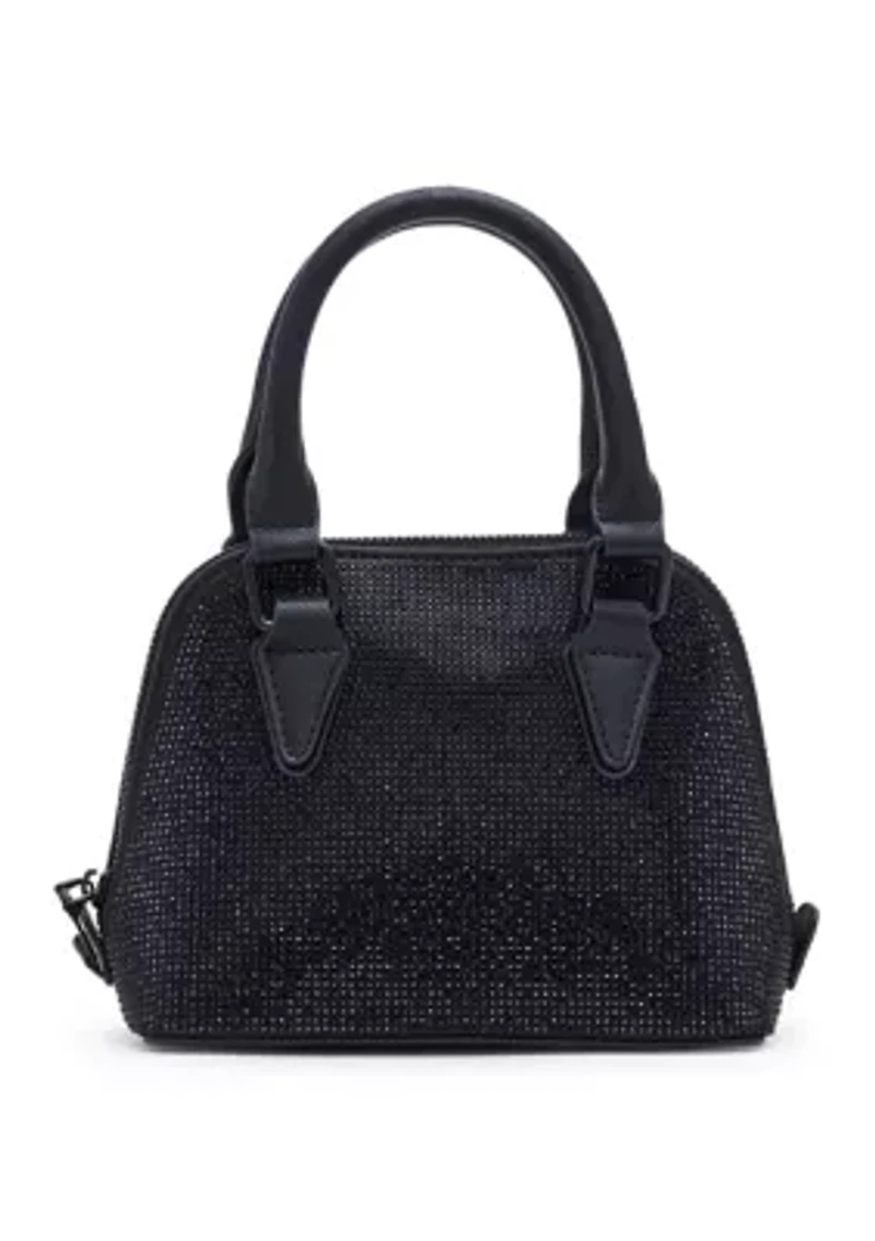 Small Top Handle Rhinestone Bag