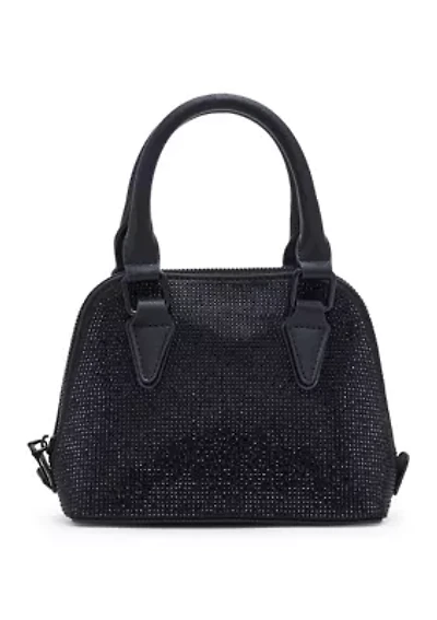 Small Top Handle Rhinestone Bag