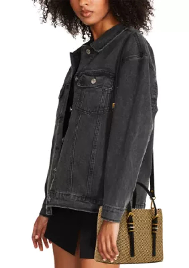 Bindiee Straw Crossbody Bag