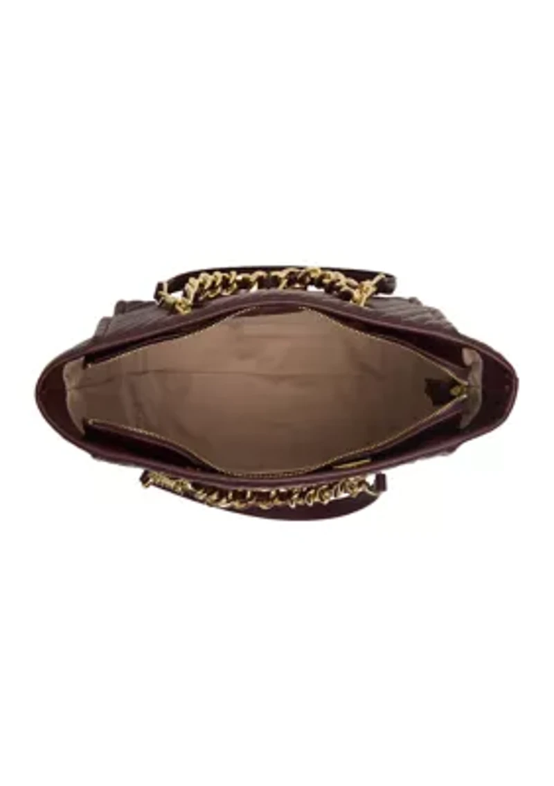 Quilted Chain Tote Bag