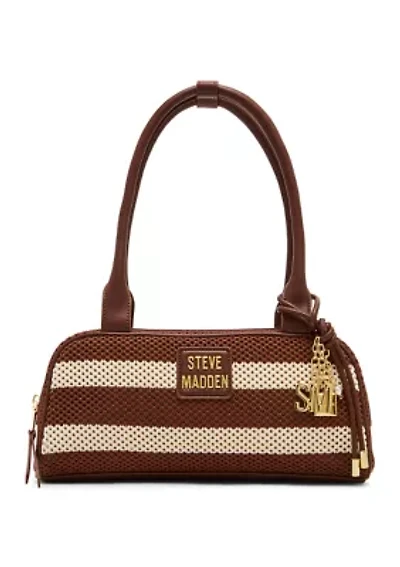 Blagune Straw Striped Shoulder Bag