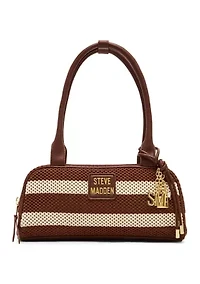 Blagune Straw Striped Shoulder Bag