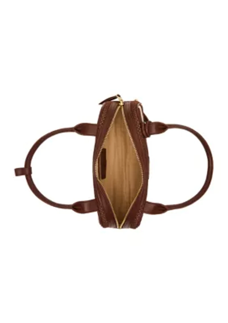 Blagune Straw Striped Shoulder Bag