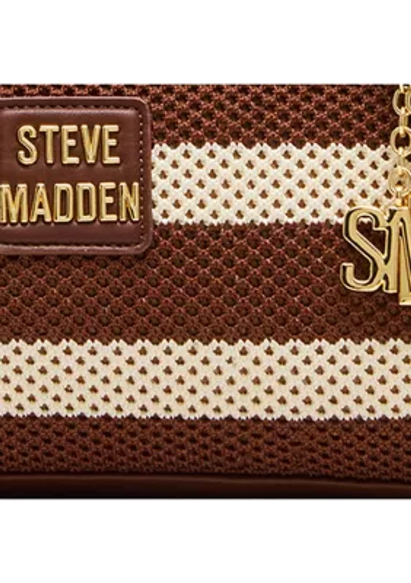 Blagune Straw Striped Shoulder Bag