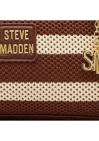 Blagune Straw Striped Shoulder Bag