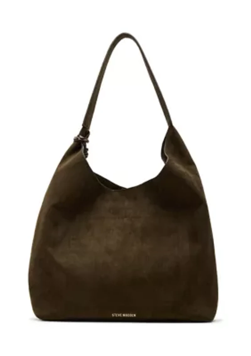 Blenore Sueded Hobo Bag with Charms