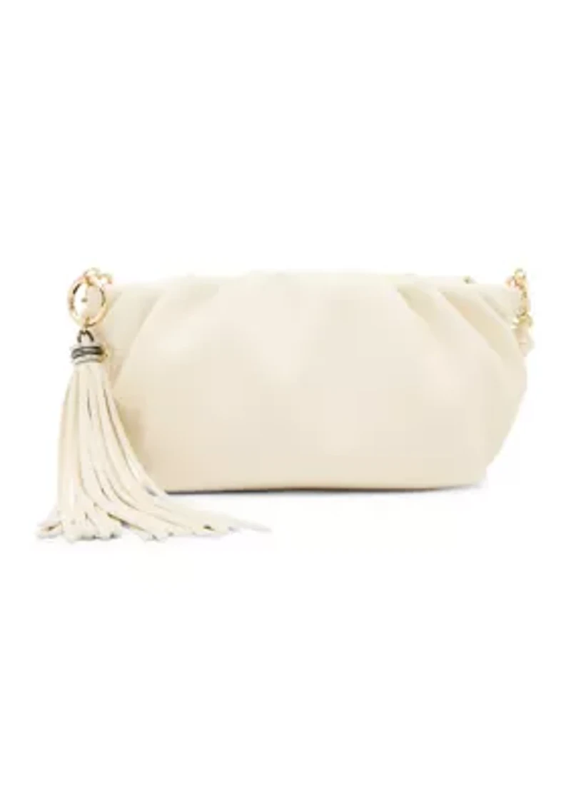 Crossbody Bag with Tassel Charm