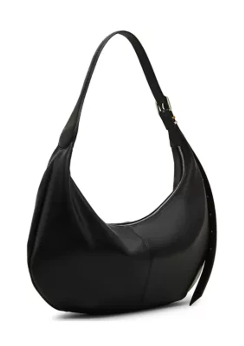 Bolga Sueded Buckle Hobo Crossbody