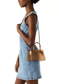Jelly Top Handle Crossbody Bag