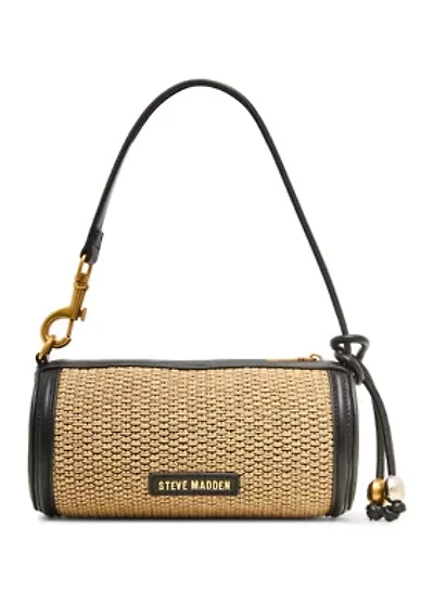 Priayas Straw Barrel Bag