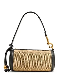 Priayas Straw Barrel Bag