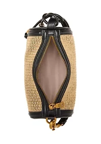 Priayas Straw Barrel Bag