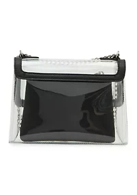 Clear Flap Crossbody with Card Case