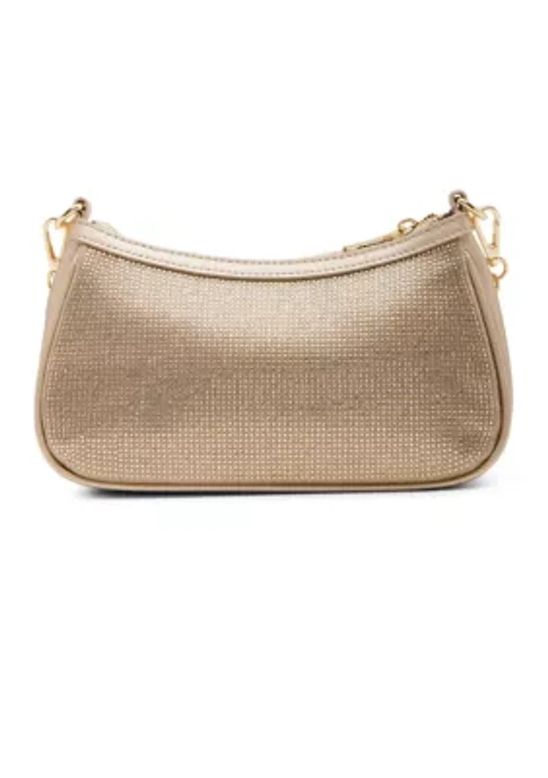 Gold Shimmer Double Strap Bag