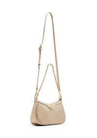 Gold Shimmer Double Strap Bag