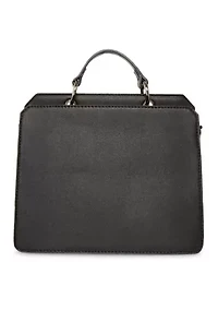 Bevelyn Boxy Top Handle Crossbody Tote Bag