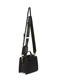Bevelyn Boxy Top Handle Crossbody Tote Bag