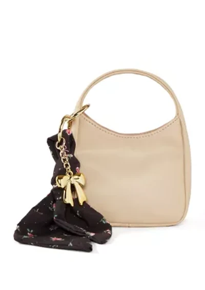 Mini Bag with Charm Scarf