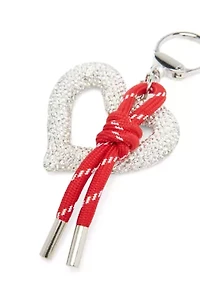 Rhinestone Heart Charm