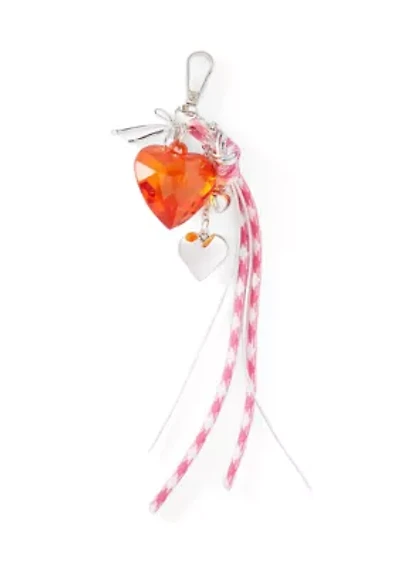 Faceted Heart Charm